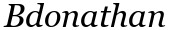 Bdonathan
