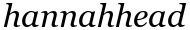 hannahhead